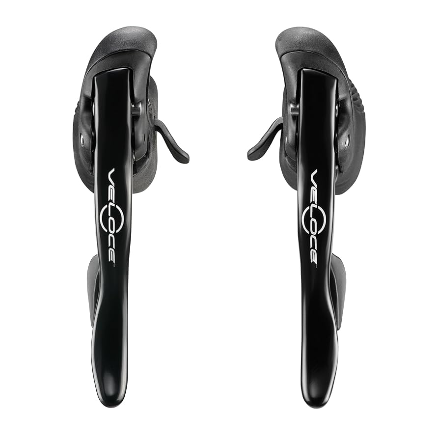 Campagnolo Veloce シフター 2x10s Campagnolo Ergopower Velocity 10 Speed Double Handles, Black